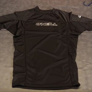 O'Neill Men's Black Rash Guard